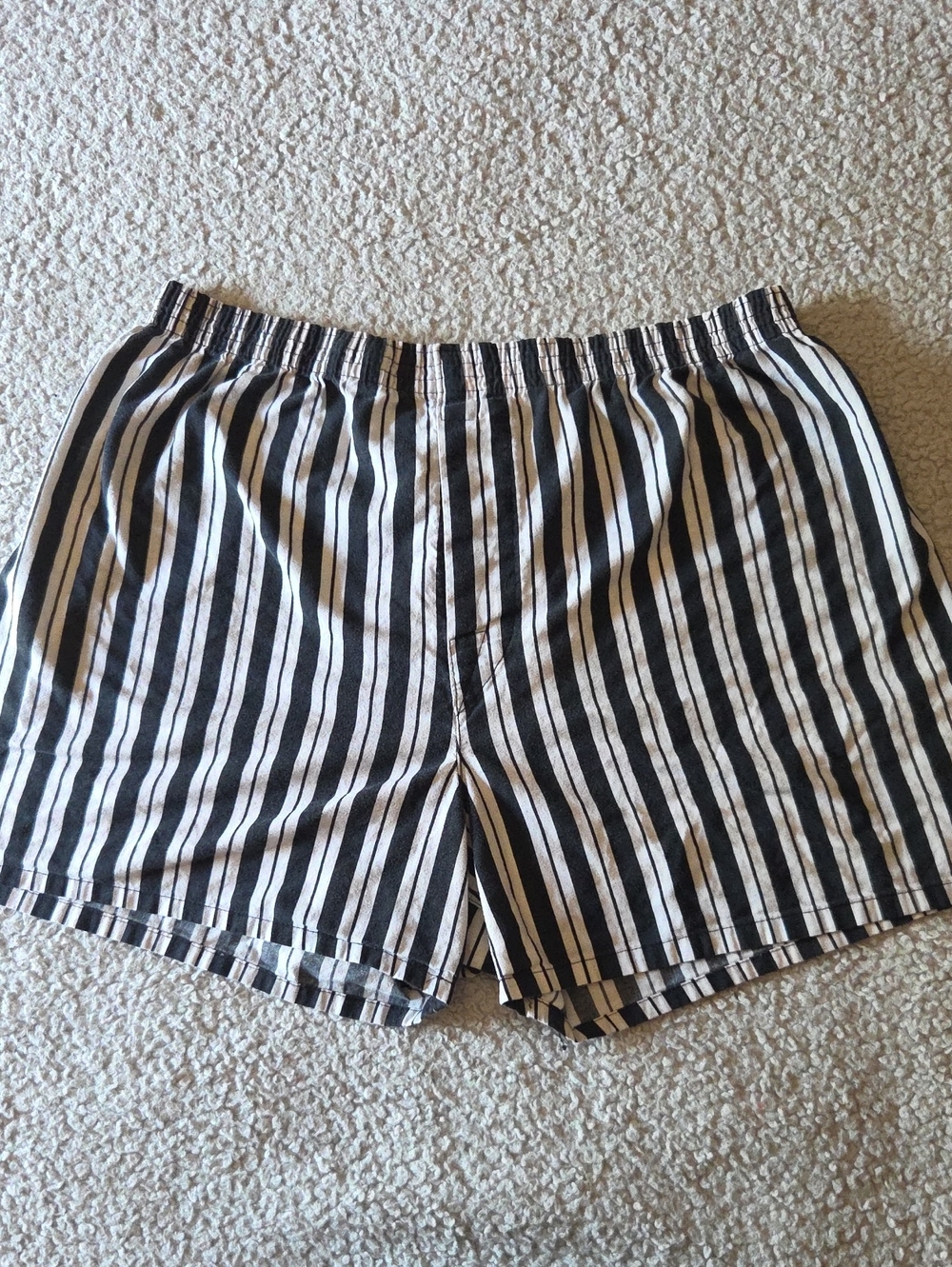 VTG Fruit of the Loom Striped Cotton Boxer Shorts